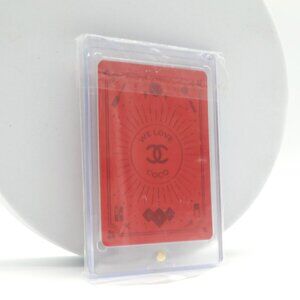 Rare Chanel Queen of Hearts Playing Card Red Lipstick Edition Collector